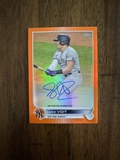 2022 Topps Chrome Veteran Auto Orange #CVA-LV Luke Voit /25 - New York Yankees