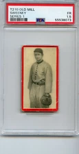 1910 T210 Hugh Sweeney Savannah Indians Old Mill  🚀😳💥 PSA Graded 1.5