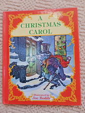A CHRISTMAS CAROL by Charles Dickens HC 1991 Color Illustrations VG Condition