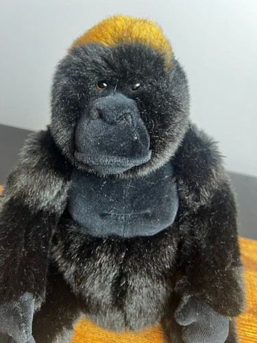 WEBKINZ By GANZ Endangered Western Lowland Black Gorilla Plush - No Code - Picture 4 of 7
