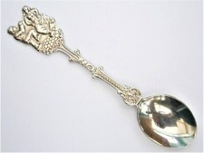 SF953) Vintage Niederlande Dutch Clog Tanzende Figuren Souvenir Sammler Löffel 