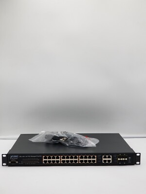 Planet Technology WGSW-28040P4 28-Port gigabit network switch 802.3AF poE