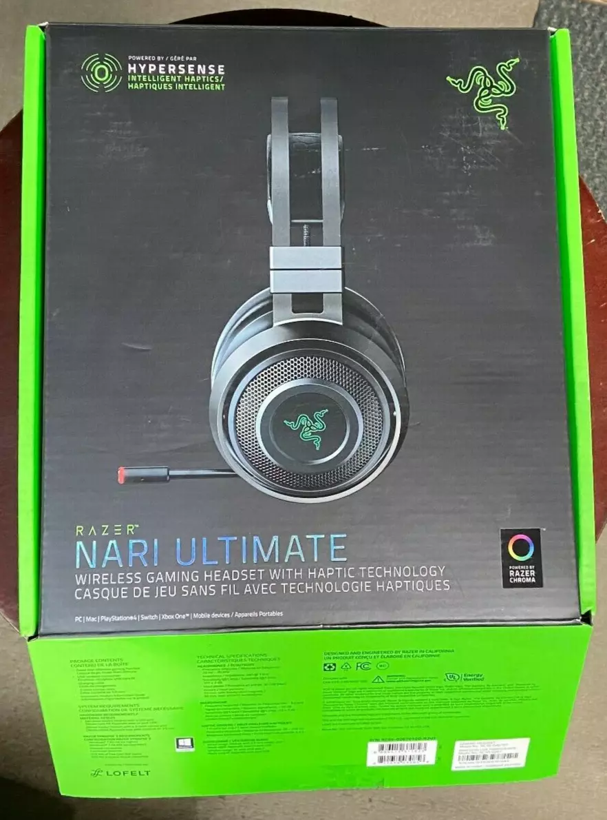 Razer Nari Ultimate Xbox One Casque Gamer Sans Fil (Bluetooth Casque de Jeu  Sans Fil avec