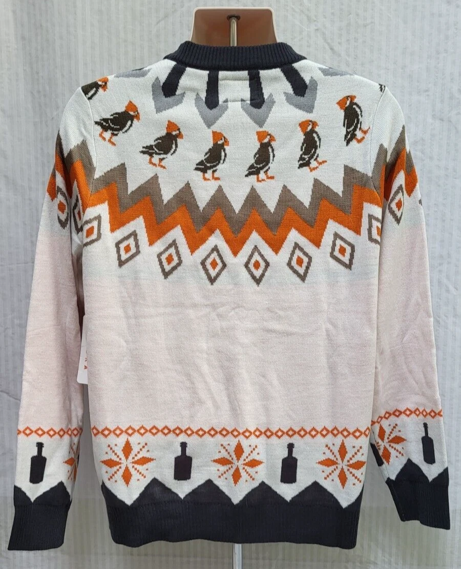 NWT REYKA Vodka Tipsy Elves Ugly Christmas Sweater  - Size M