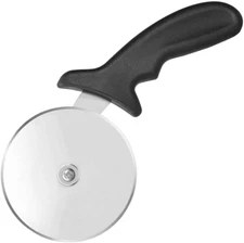 Pizza Cutter Wheel 9.33" Stainless Steel Sharp with Finger Guard Dishwasher Safe