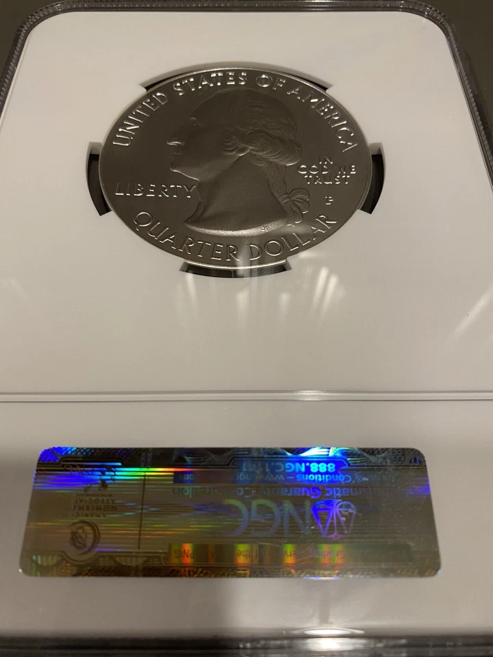 2012-P 5oz silver ATB EL YUNQUE America the Beautiful NGC SP70 - Image 2 of 2