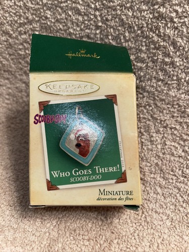 hallmark ornament 2004, miniture, who goes there, scooby doo, pewter - Picture 6 of 7