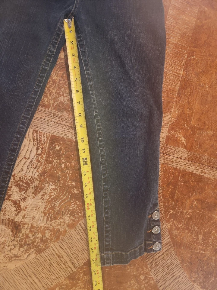 Sean John Luxe темно стирка эластичной джинсы женщин Juniors размер 7 #S145 - Изображение 4 из 4