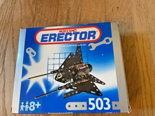 Erector set 1993 MECCANO # 503 PLANE JET 138 PCS - open box , sealed packages