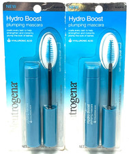 (2) Neutrogena Hydro Boost Plumping Mascara Sealed 0.21 oz Each Black 02