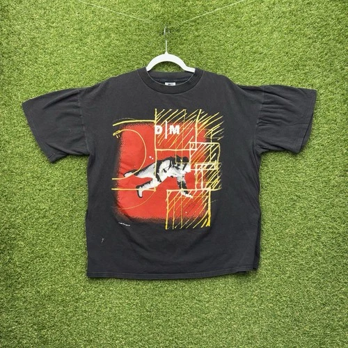 Depeche Mode Shirt Mens XL USA Tour Spaceman Bl 1990s vintage concert t-shirt, vintage, size XL, single stitch, B+ condition