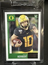 2020 Panini Score - Justin Herbert #362 Rookie Card. rookie card picture