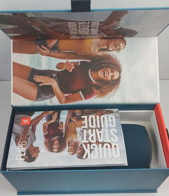JBL Flip 6 Bluetooth Lautsprecher Blau   wasserdicht IP67   gekauft 07.05.2026