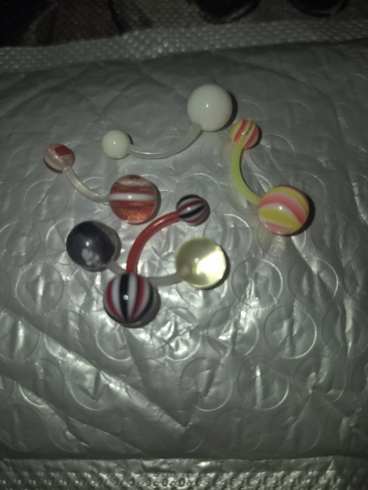 Lote de 16G Joyería Piercing Vientre, Cejas, Labios, Orejas 20G Micro Gema Nariz Anillos Foto 2 de 4