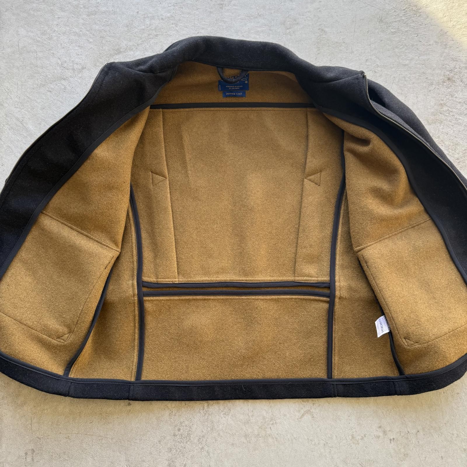 Pendleton Pittock Coat – Wool Work Jacket – Black… - image 6