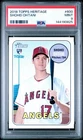 Shohei Ohtani 2018 Topps Heritage Rookie Card PSA 9 Mint #600 Angels Dodgers RC