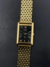 GOLD Seiko Slim Quartz men's Wrist Watch - FREE SHIPPING