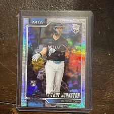 2026 Topps Series 1 Celebration Troy Johnston RC #317 Opening Day Foil Parallel