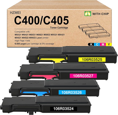C400/C405 Toner Cartridge Replacement for Xerox VersaLink (106R03524 106R03527)