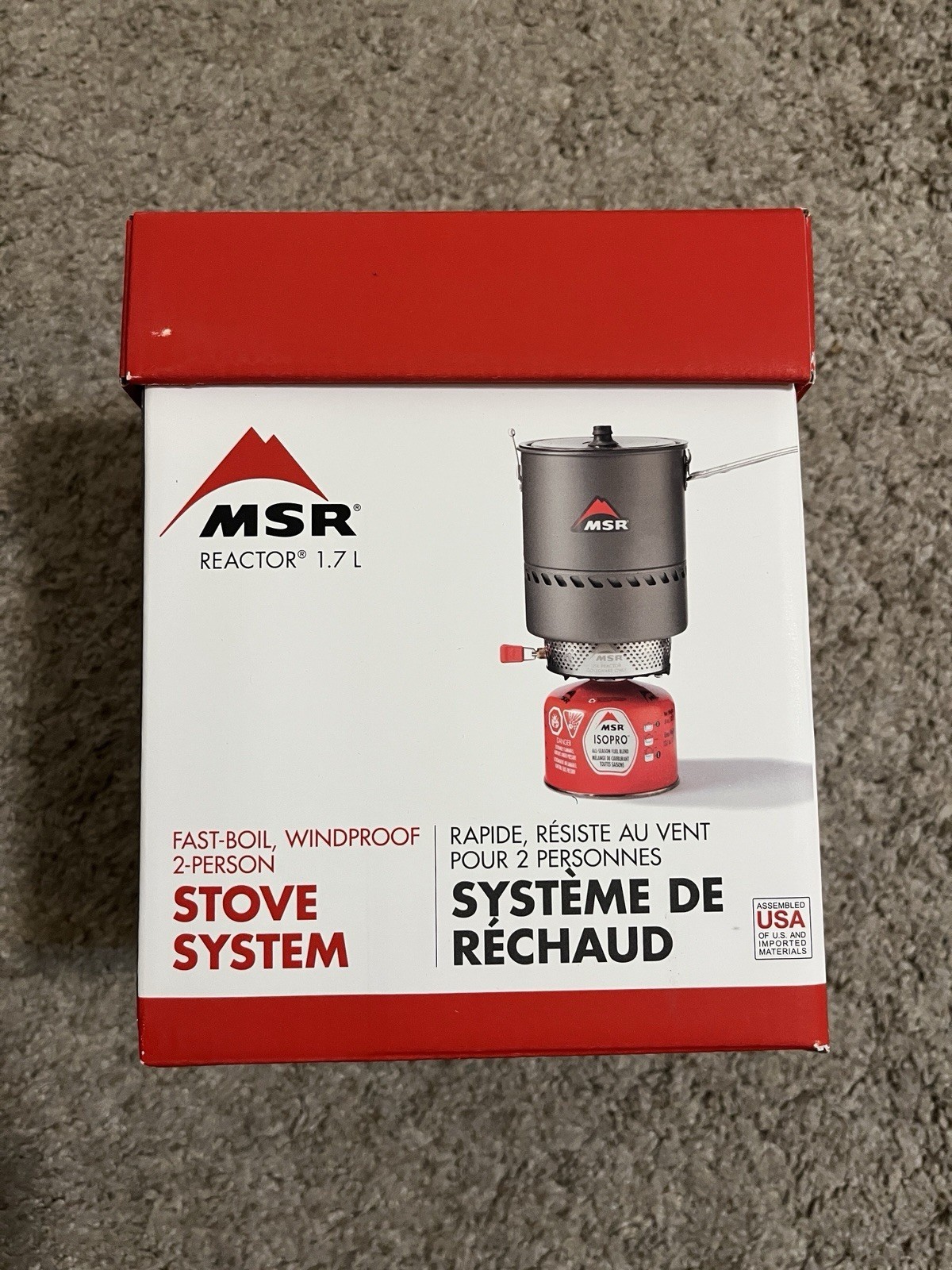 NEW MSR Reactor 1.7 L V2 Stove System (Compliant w/ all Gov 