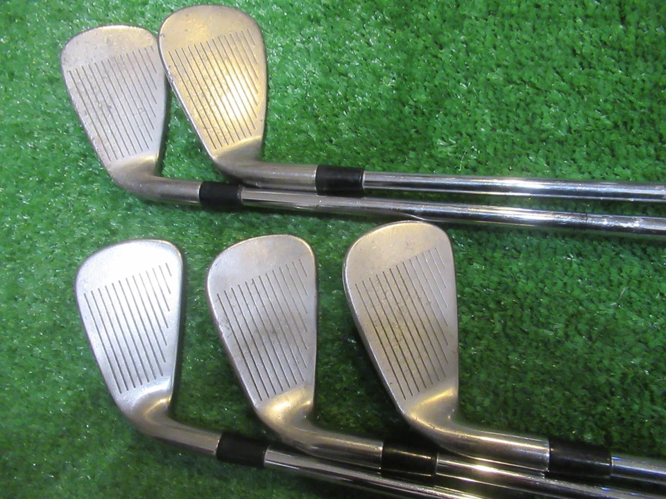 TITLEIST AP1 714 IRON SET 5-PW GOLF CLUBS STIFF STEEL NO 9 IRON USED - Image 4 of 4