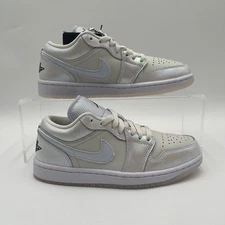 Womens Size 7 Nike Air Jordan 1 Low Year of the Snake White Shoes HF4080 001 NEW