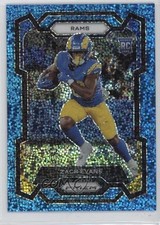 2023 Panini Prizm Rookies Blue Sparkle Prizm 75/96 Zach Evans #359 3hd