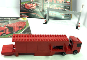 LEGO Racers Ferrari F1 Truck 8153 With Box and Instructions