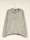 The North Face Crescent Sunset Hoodie Women's XL Gray Fleece Button 1/2 Zip AEYG