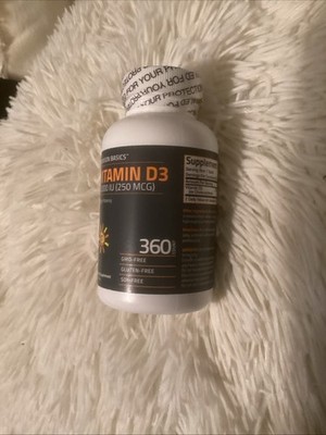 Vitamin D 3 10000iu 250mcg 360 Tablets for Healthy Muscle Function