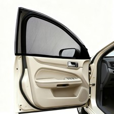 2 Pack 43" Car Window Screens Breathable Mesh Car Front Side Window Sun Shades