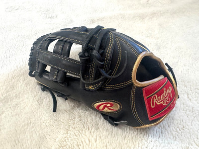 RAWLINGS PRO PREFFERED PRO3039 12.75'' LE /144 OUTFIELD GLOVE LHT LEFT BLACK GOLD