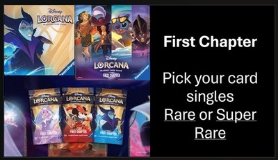 The First Chapter Regular Lorcana Rare/Super Rare