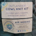 Outlander Cowl Knit Kit w/ Air Merino Roving from Living Dreams Yarn Everest — photo 2