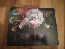 Disco Ball Multi-Colored LED Revolving Strobe Light Ball 4 Inch New In Box