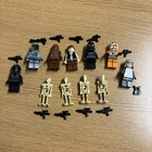 Lego Star Wars Minifigure Lot Of 11 - Boba Fett, Pilots, Droids, Guns