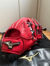 Mizuno Global Elite H Selection SIGNA Infield Glove 1AJGR30403 Size 9 Radish