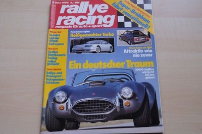1) Rallye Racing 03/1986 - Renault Alpine V6 GT von  - AC Cobra Stallion mit 285