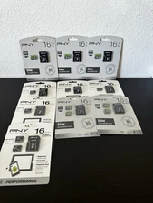 Lot of 13 PNY MicroSDHC Flash Card, MicroSD SDHC SD Drives, Memory Stick- Sealed