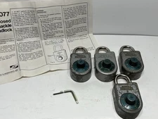SARGENT & GREENLEAF Combination Locks # 8088 With Key & Instructions Lot Of 4