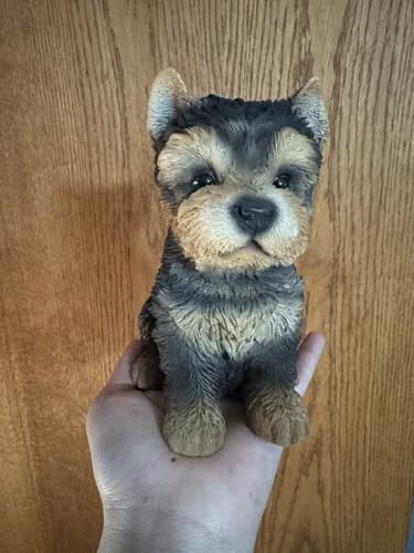 Figurine Statue YORKSHIRE TERRIER YORKIE Dog Sculpture