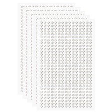 5 Sheet/2250 Pcs Self Adhesive Acrylic Gem 3mm Sticker Gem Stones, Rainbow