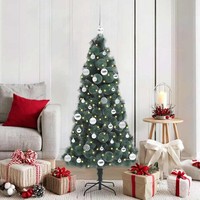 KüNstlicher Vorbeleuchteter Weihnachtsbaum Mit Ballset 150 Cm