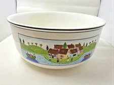 VILLEROY & BOCH VEGETABLE BOWL DESIGN NAIF 7 3/4" BOATERS