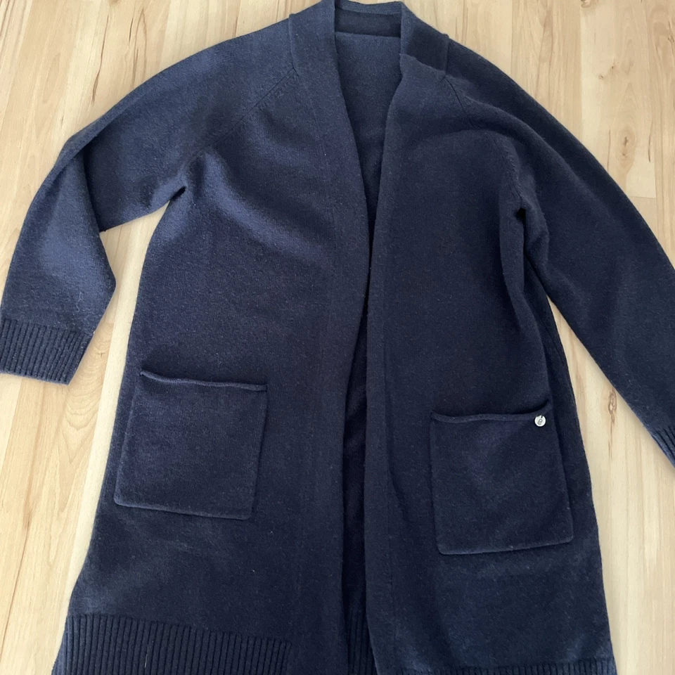 Strandfein buy Uta Raasch Gr. 42 /Wolle/Kaschmir Cardigan Blau Neuwertig - Bild 3 von 4
