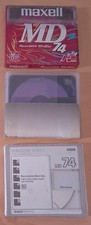 3 New MD Minidisc 74 Lot - Maxell Sony Daiso Window Series