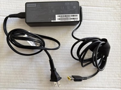 Lenovo 90W 20V 4.5A Yellow Square Tip AC Adapter Charger and Cord