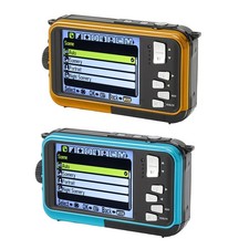 4K 64MP Camera Dual Screen 10ft Rainproof 16X Digital Zoom Auto Focus 64G