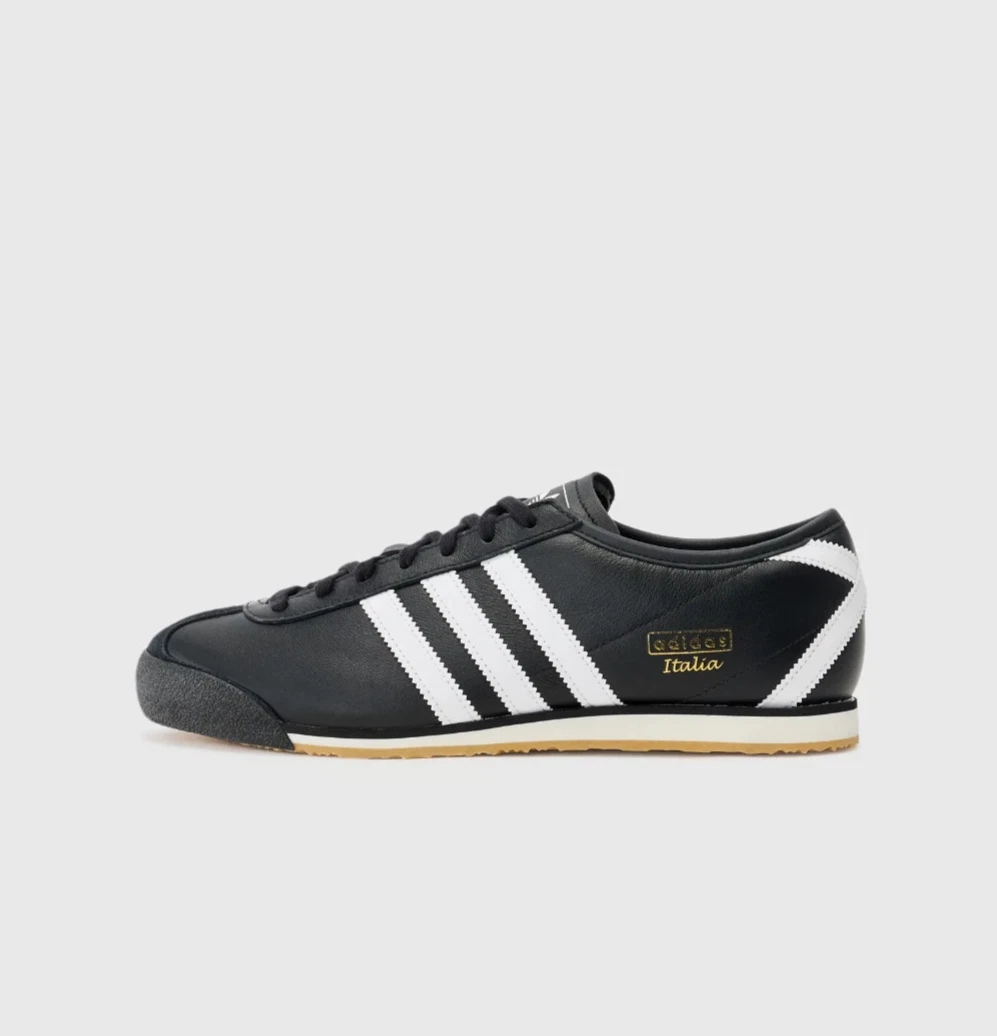 adidas Originals Italie 70s in Black and White UK 7.5 - US 8 - EUR 41 1/3