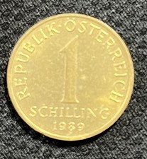 Austria 1 Shilling 1989 KM#2886 Europe Coin